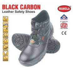 Black Carbon Leather Safety Shoes Manufacturers in Delhi