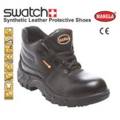 Swatch Synthetic Leather Protective Shoes Manufacturers in Delhi